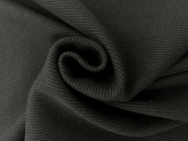 Japanese Cotton Rib Knit in Slate2