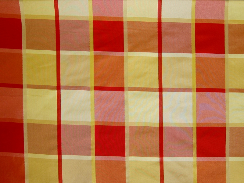 Silk Plaid Taffeta 0