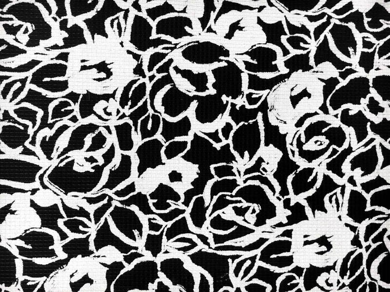 Pigment Printed Cotton Faille0