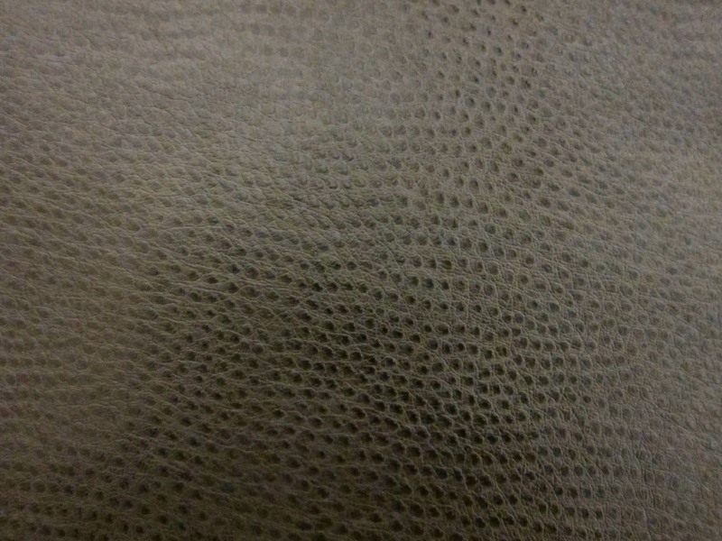 Ostrich Faux Leather in Graphite0