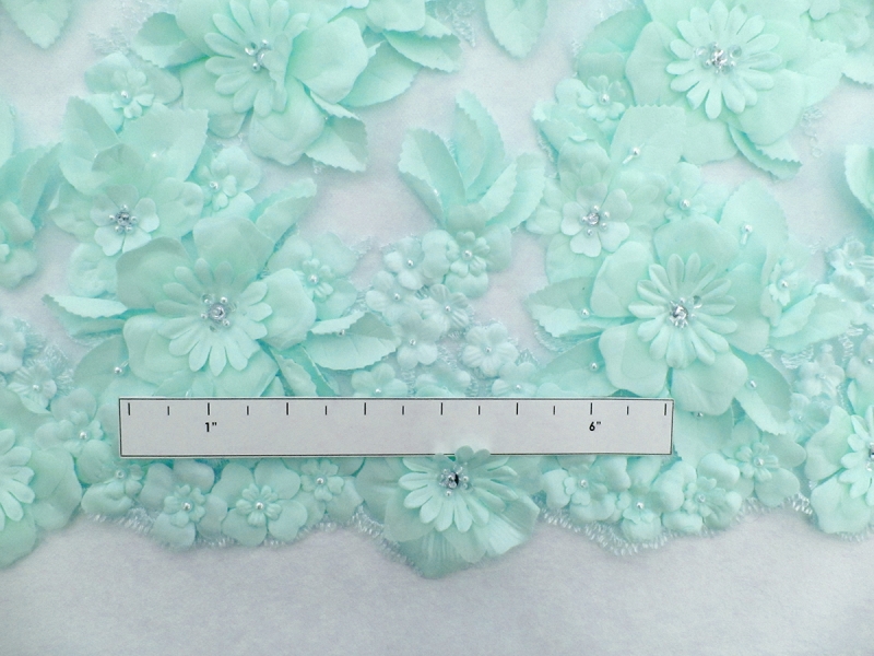 Flower Appliqué on Tulle2