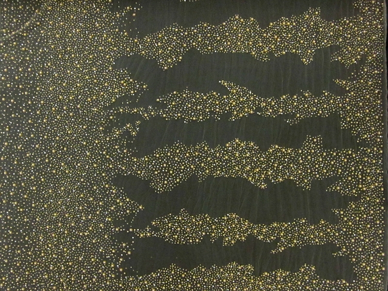 Novelty Beaded Tulle in Gold0