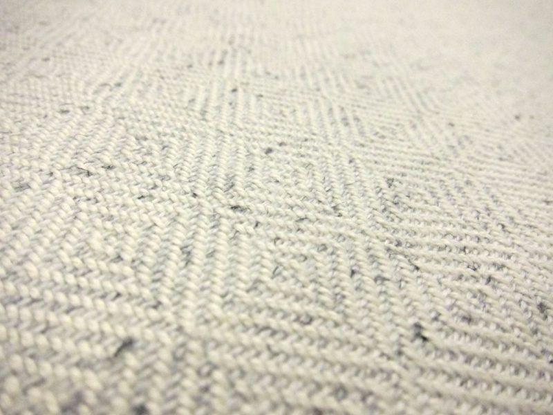 Bamboo and Linen Dobby Upholstery in Pearl Grey0