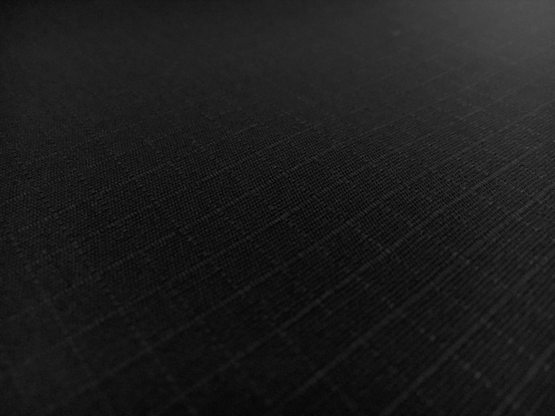 Cotton Ripstop in Black0