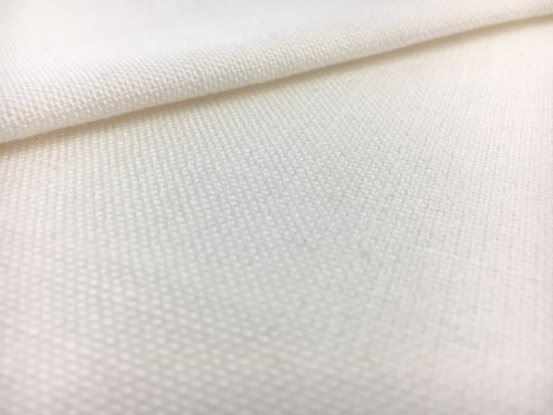 Linen Like Polyester in Ivory0