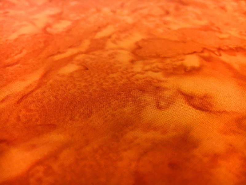 Cotton Batik in Squash2