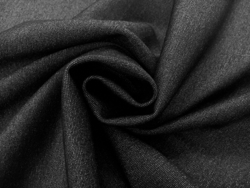 Doubleface Ponte Knit in Charcoal2