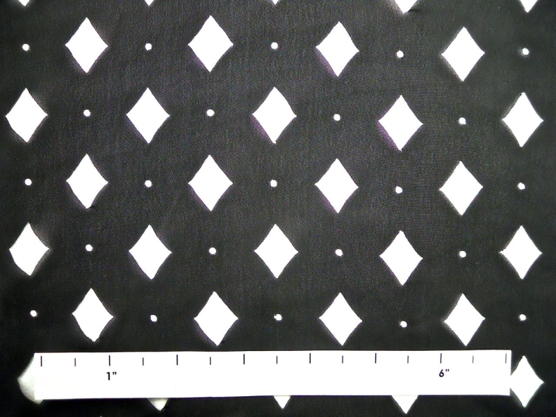 Laser Cut Polyester Chiffon1