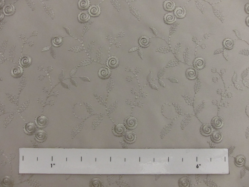 Embroidered Satin0