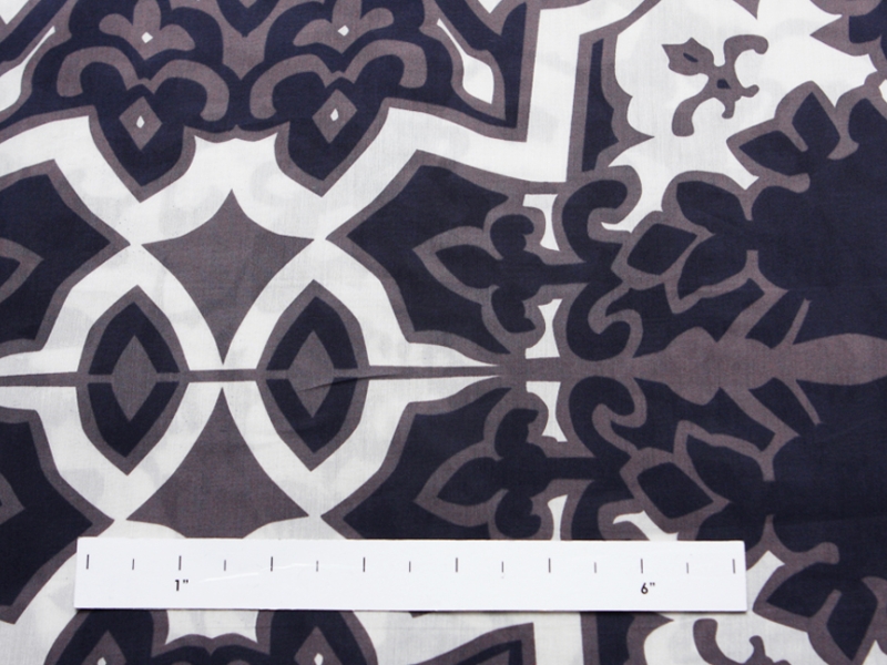 Cotton Silk Voile Print1