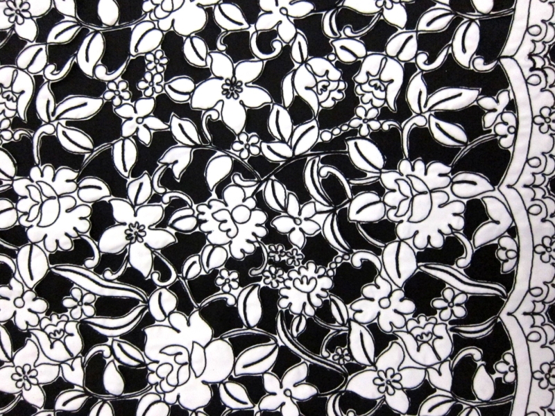 Laser Cut Corded Satin0