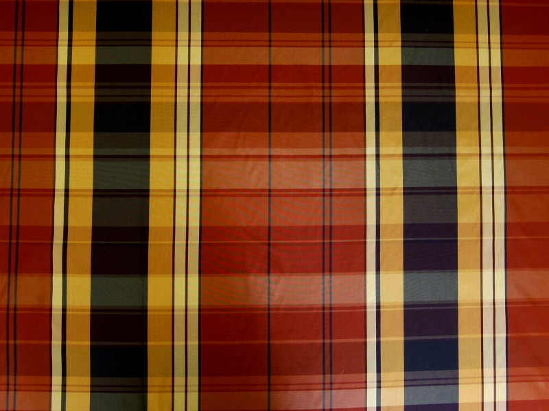 Silk Plaid Taffeta0
