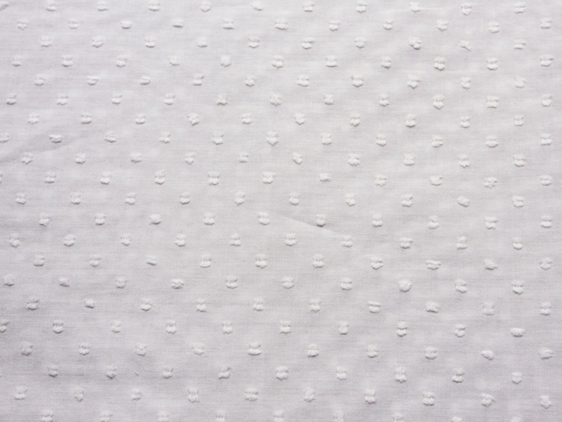 Dotted Cotton in White0