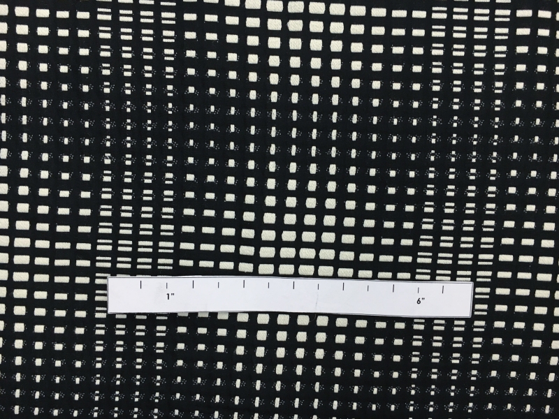 Optical Illusion Geometric Cotton Blend Brocade1