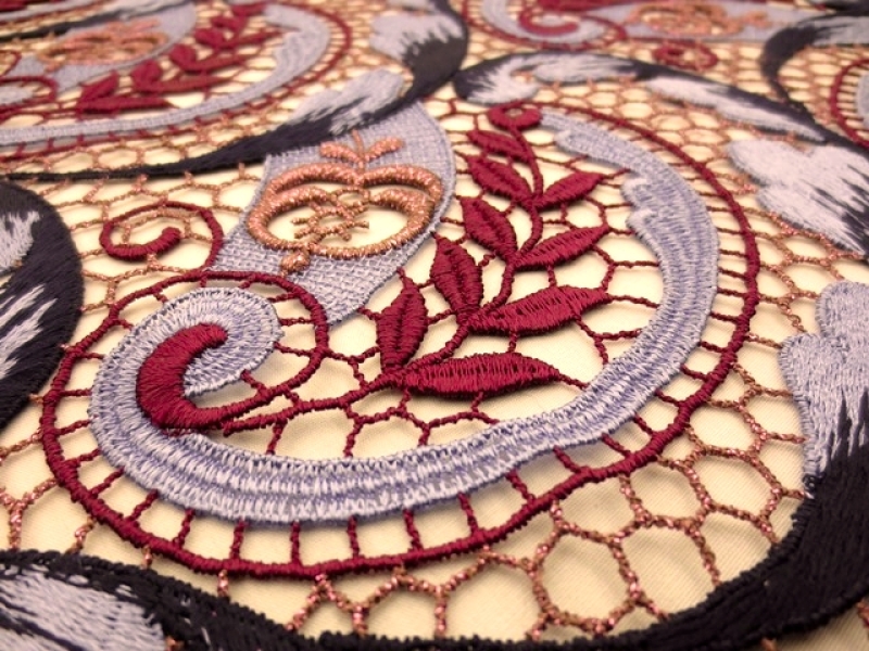 Metallic Guipure Lace2