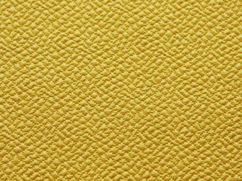 Silk and Wool Hammered Satin in Lemon Peel2