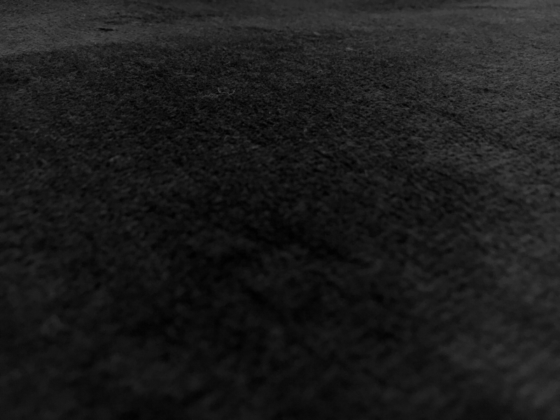 Cotton Terry Velour in Black 2