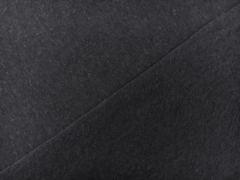 Eco Friendly Hemp and Recycled Poly Sweatshirt Fleece in Midnight0