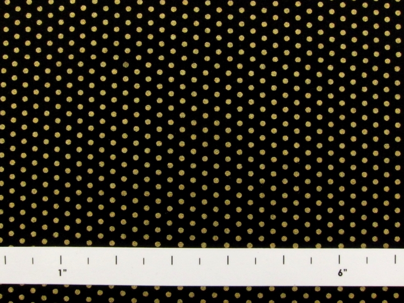 Cotton Broadcloth Metallic Print1