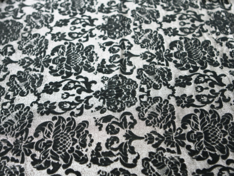 Silk Rayon Lurex BurnOut Velvet2