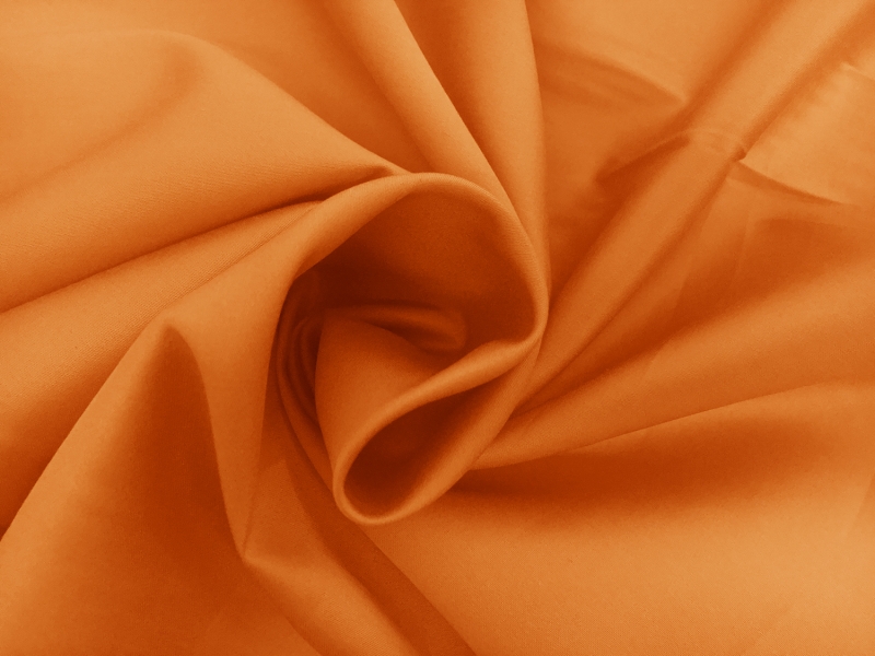 Egyptian Cotton Sateen in Tangerine1