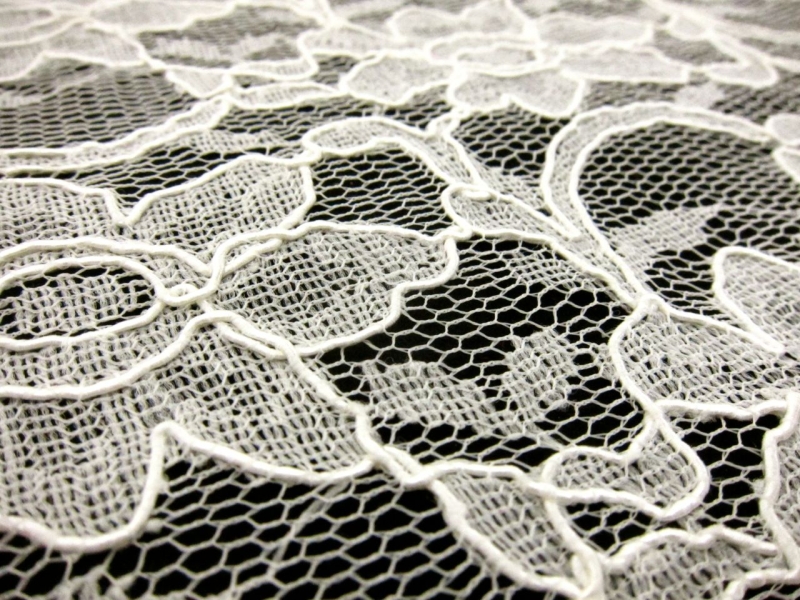 Cotton Nylon Alençon Lace2