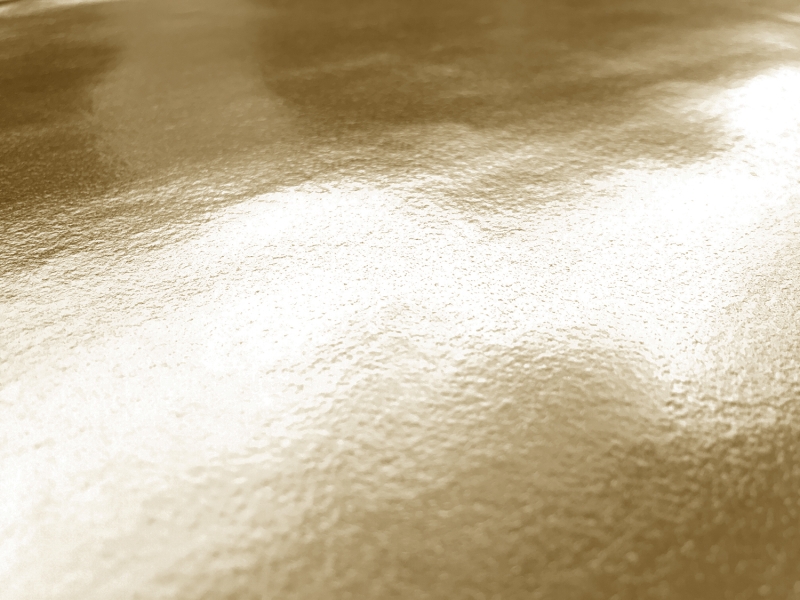 Faux Leather Lame in Gold1