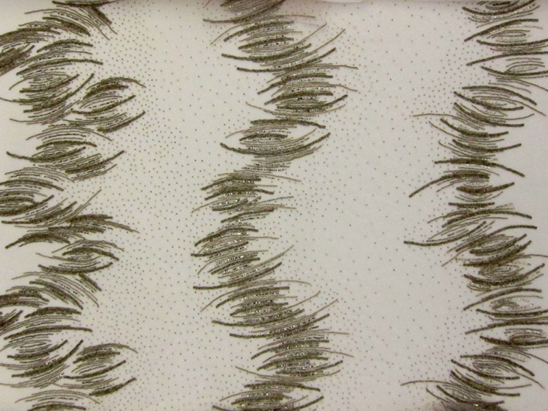 Crystal Beaded Tulle0