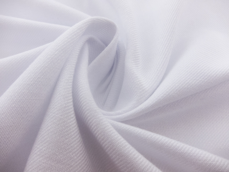 Viscose Twill in White1