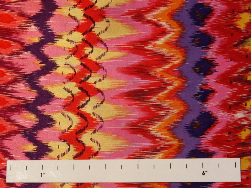 Printed Silk Charmeuse0