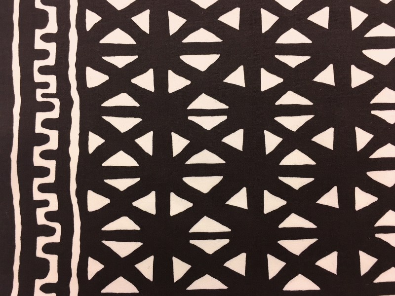 Cotton Lycra Sateen Tribal Print3