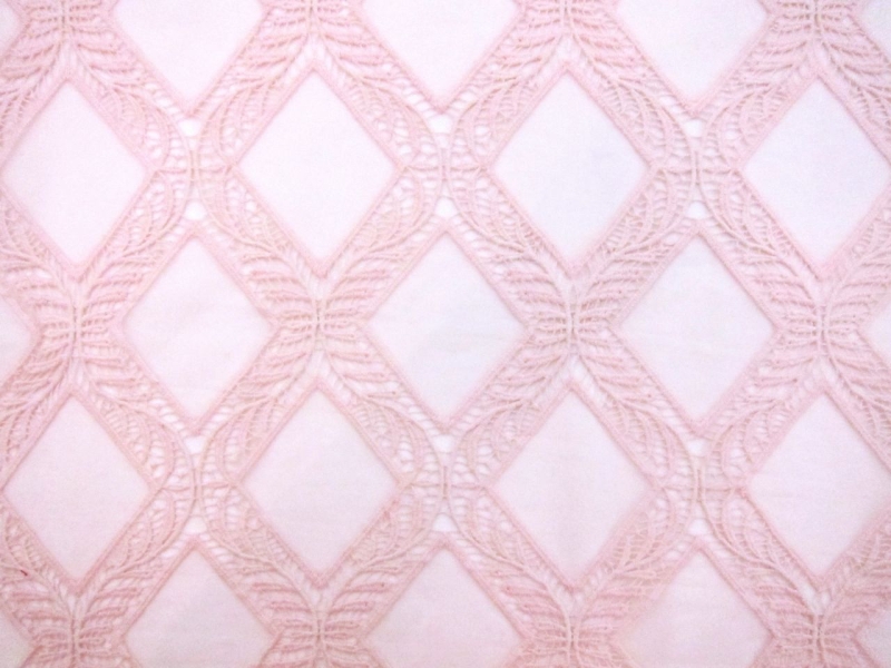 Novelty Embroidered Cut Out Tulle0