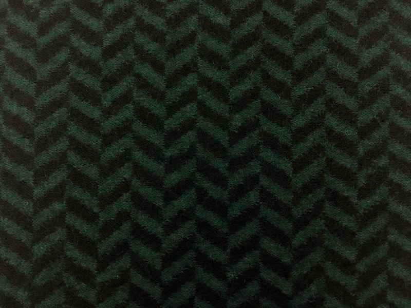 Virgin Wool Felted Knit Herringbone0