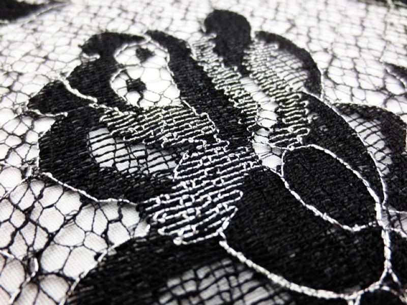 Metallic Chantilly Lace2