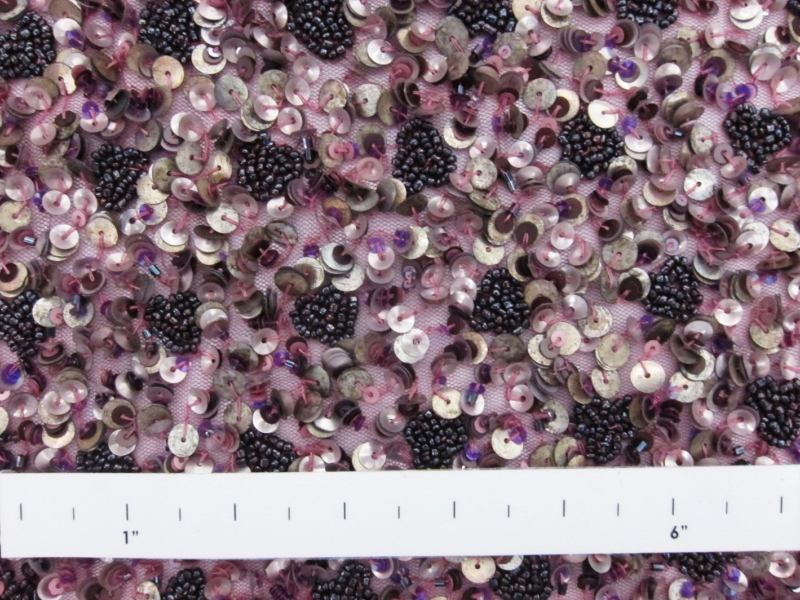 Sequins and Beading on Tulle1