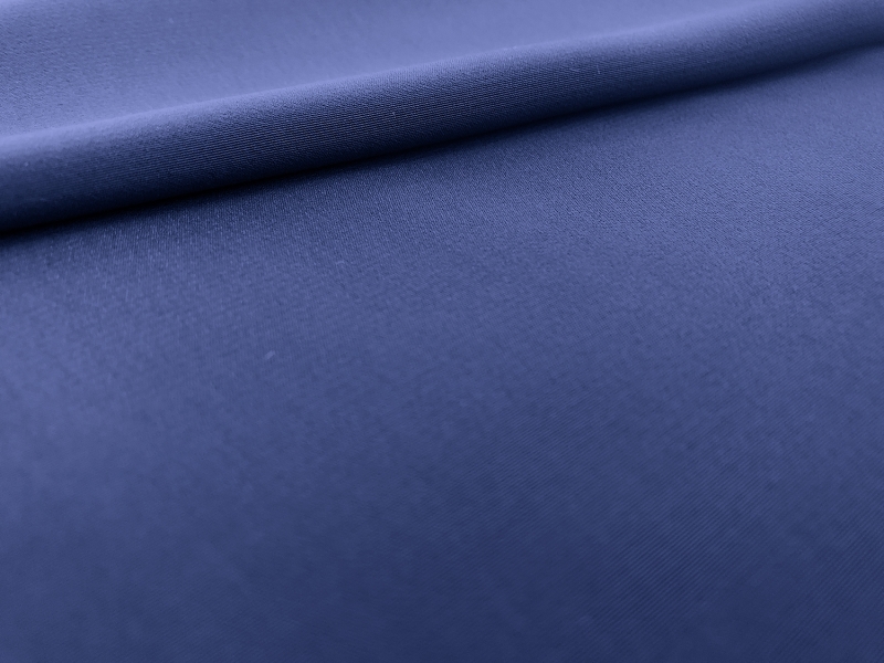 Polyester Powder Crepe De Chine in Space Cadet0