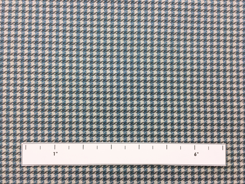 Italian Silk And Wool Blend Houndstooth Suiting1