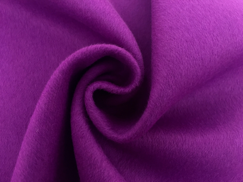 Italian Cashmere Doubleface Coating in Magenta1