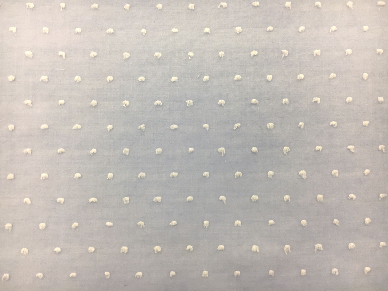 Cotton Poly Swiss Dot in Sky Blue1