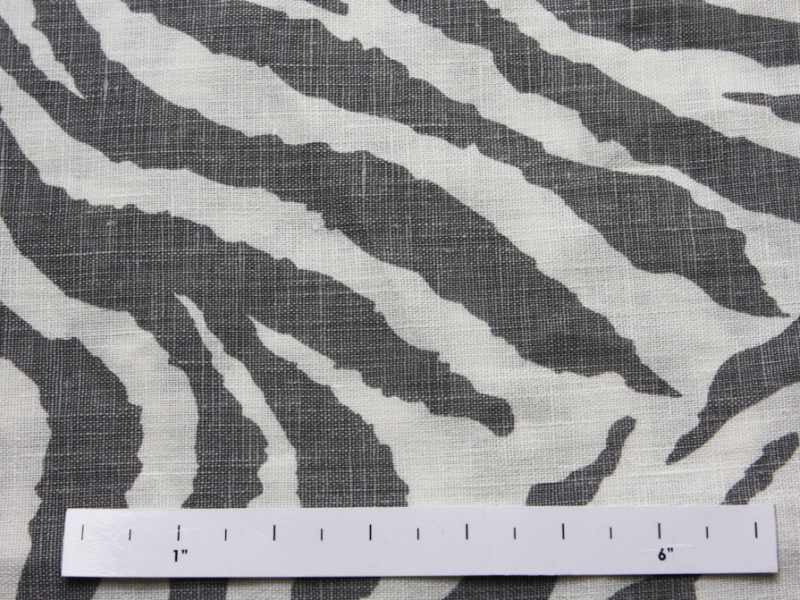 Linen Upholstery Zebra Print2