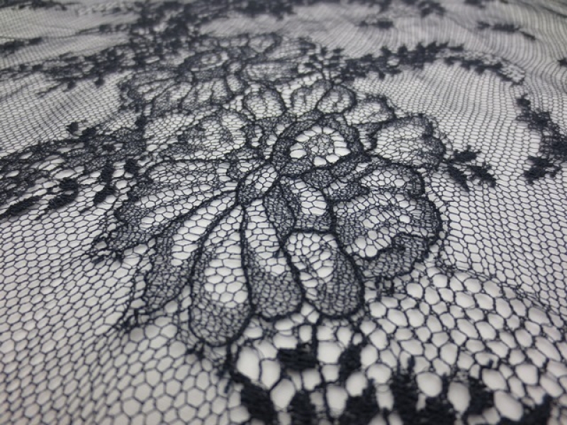 Navy Chantilly Lace5