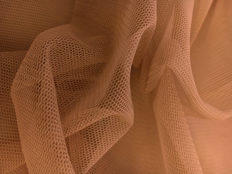 Nylon Bobbinet in Castoro0