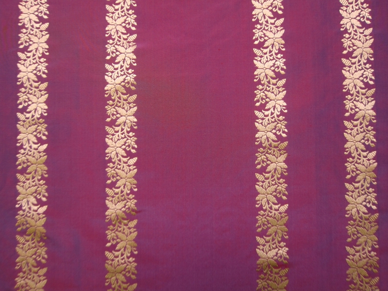 Embroidered Silk Taffeta0
