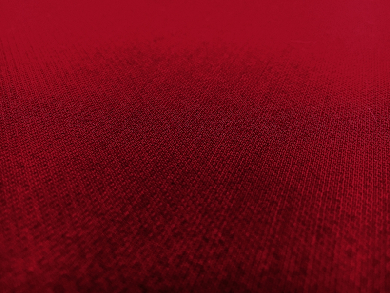 Heavy Silk and Wool in Lipstick Red 0