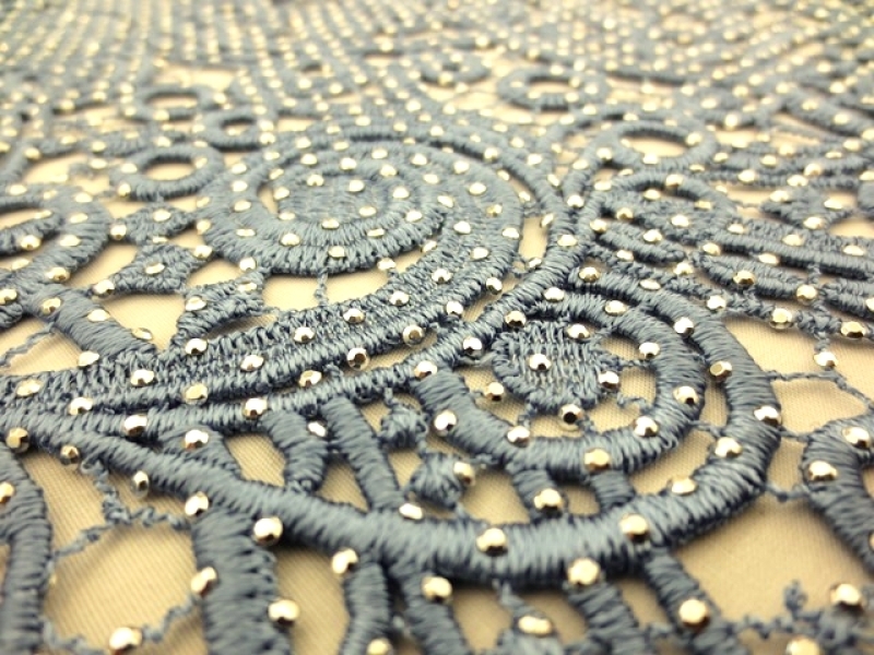 Metallic Guipure Lace2
