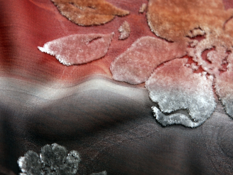 Silk Rayon Burn Out Velvet1