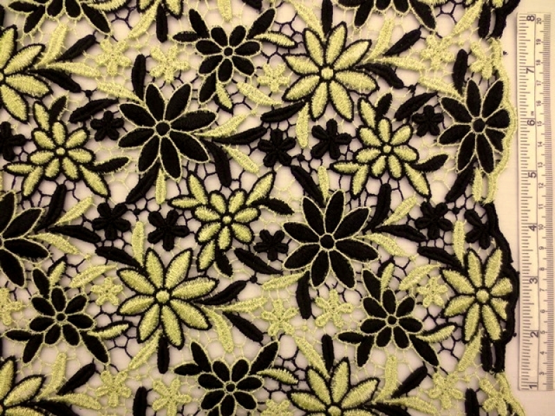 Metallic Guipure Lace0