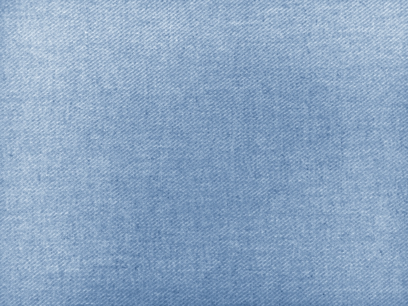 Poly Cotton Linen Blend Twill in Cool Blue0
