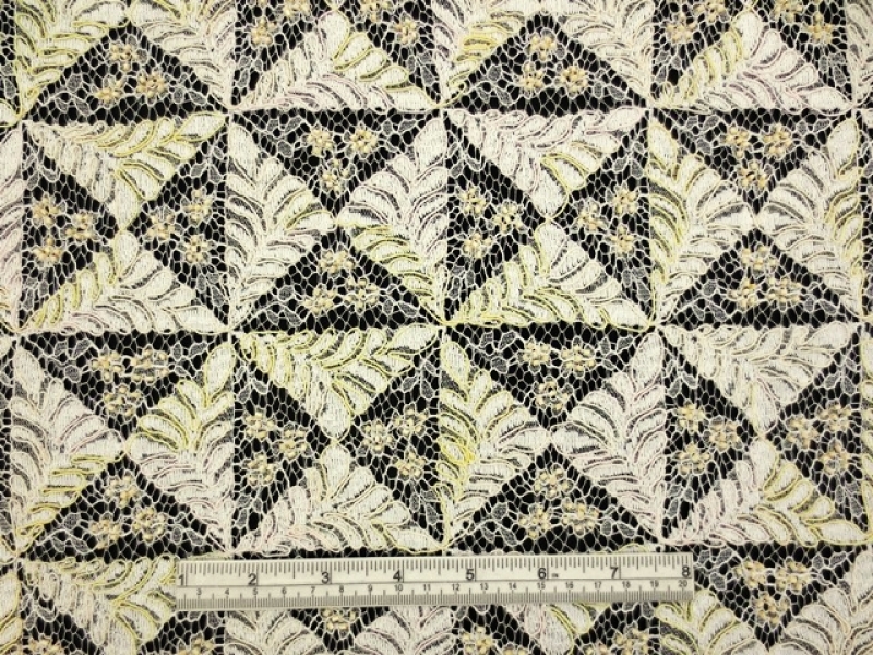 Beaded Embroidered Chantilly Lace1