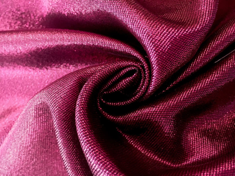 Silk and Polyester Lamé Crepe0